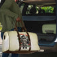 Huey P. Newton Travel Bag Black Panther Collage Design Civil Rights Movement Theme Revolutionary Tribute - African Pride