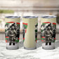 Huey P. Newton Tumbler Cup Black Panther Collage Design Civil Rights Movement Theme Revolutionary Tribute - African Pride