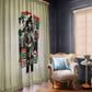 Huey P. Newton Window Curtain Black Panther Collage Design Civil Rights Movement Theme Revolutionary Tribute - African Pride