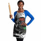 Huey P. Newton Apron Revolutionary Portrait - Panther Graphic Surrender to the Revolution Quote - African Pride