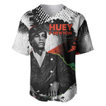 Huey P. Newton Baseball Jersey Revolutionary Portrait - Panther Graphic Surrender to the Revolution Quote TS04