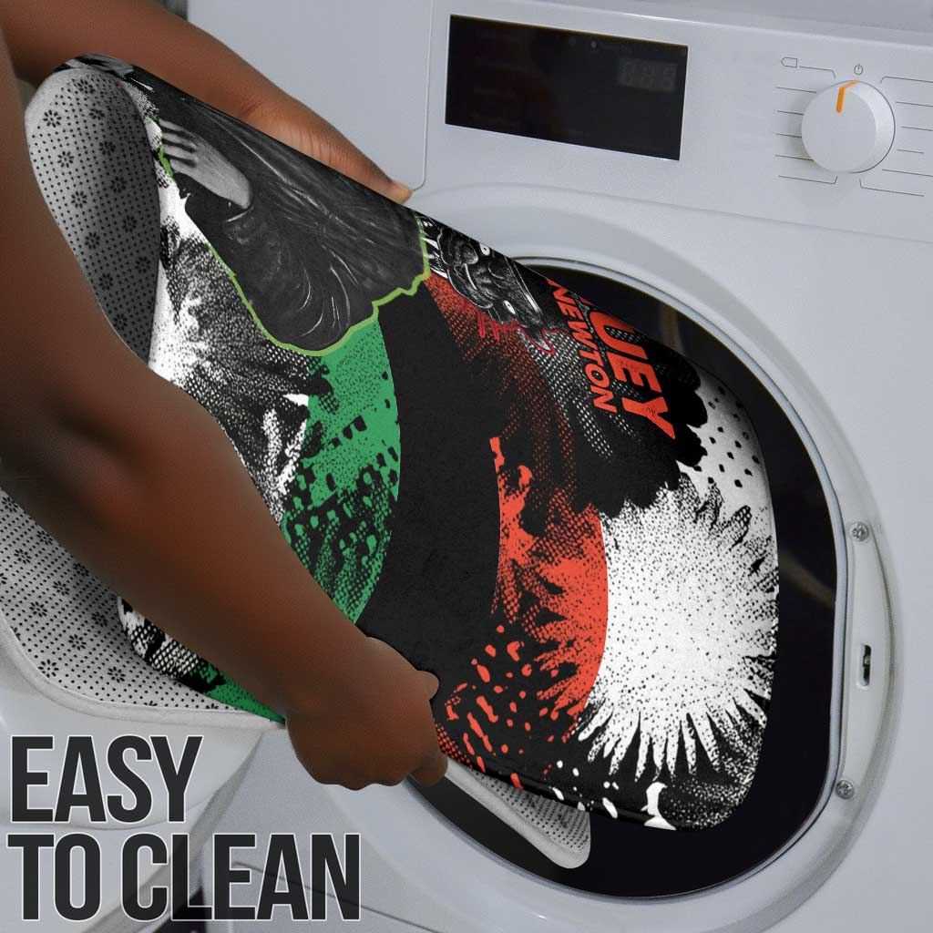 Huey P. Newton Bathroom Set Revolutionary Portrait - Panther Graphic Surrender to the Revolution Quote - African Pride