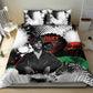 Huey P. Newton Bedding Set Revolutionary Portrait - Panther Graphic Surrender to the Revolution Quote - African Pride