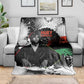 Huey P. Newton Blanket Revolutionary Portrait - Panther Graphic Surrender to the Revolution Quote - African Pride