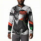 Huey P. Newton Button Sweatshirt Revolutionary Portrait - Panther Graphic Surrender to the Revolution Quote