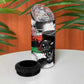 Huey P. Newton 4 in 1 Can Cooler Tumbler Revolutionary Portrait - Panther Graphic Surrender to the Revolution Quote - African Pride