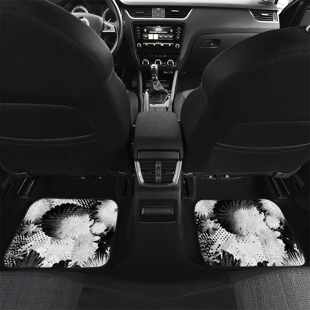 Huey P. Newton Car Mats Revolutionary Portrait - Panther Graphic Surrender to the Revolution Quote - African Pride