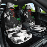 Huey P. Newton Car Seat Cover Revolutionary Portrait - Panther Graphic Surrender to the Revolution Quote - African Pride