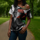 Huey P. Newton Cross Shoulder Shirt Revolutionary Portrait - Panther Graphic Surrender to the Revolution Quote - African Pride