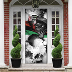 Huey P. Newton Door Cover Revolutionary Portrait - Panther Graphic Surrender to the Revolution Quote - African Pride