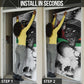 Huey P. Newton Door Cover Revolutionary Portrait - Panther Graphic Surrender to the Revolution Quote - African Pride