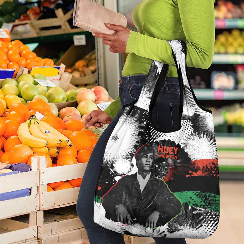 Huey P. Newton Grocery Bag Revolutionary Portrait - Panther Graphic Surrender to the Revolution Quote - African Pride