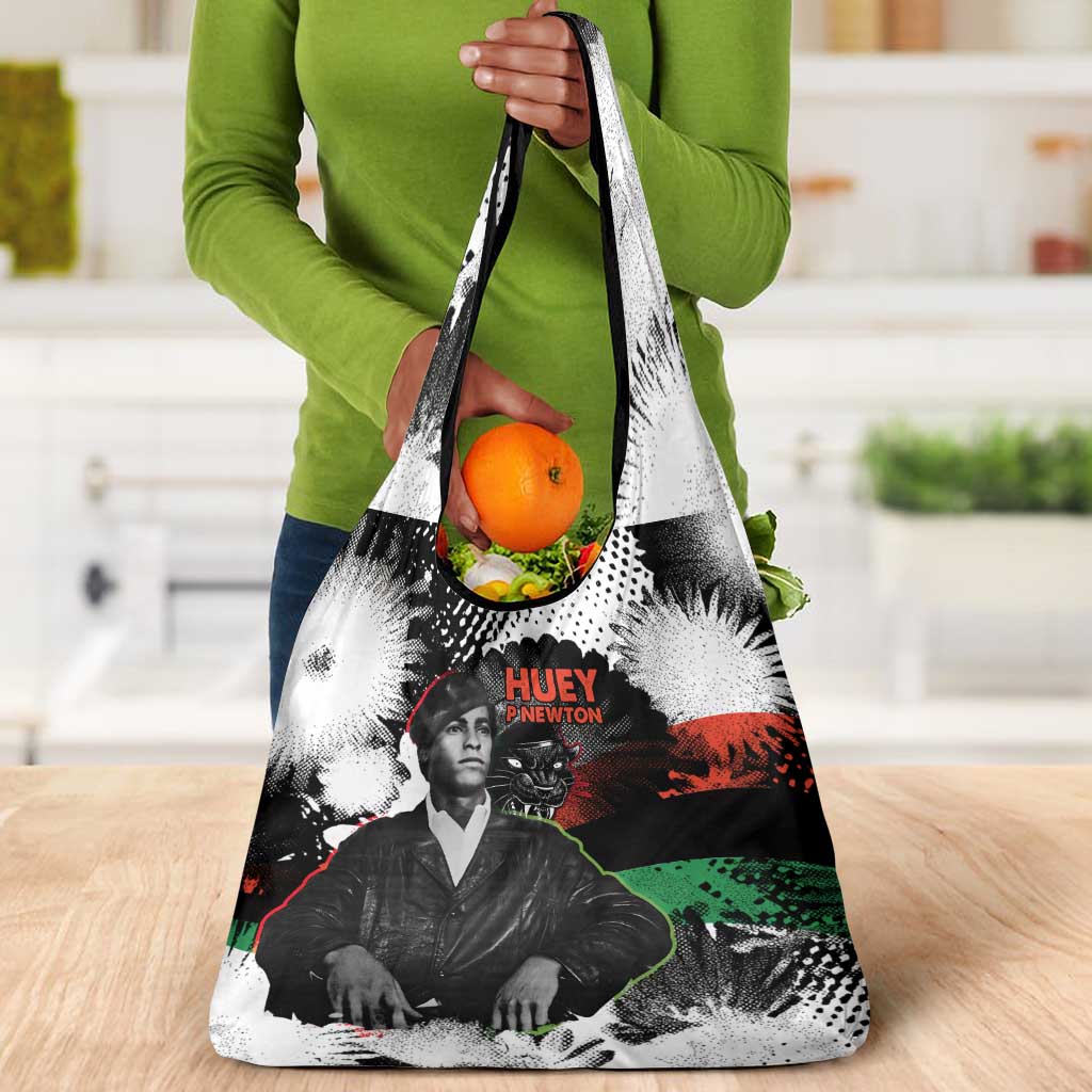 Huey P. Newton Grocery Bag Revolutionary Portrait - Panther Graphic Surrender to the Revolution Quote - African Pride