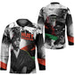 Huey P. Newton Hockey Jersey Revolutionary Portrait - Panther Graphic Surrender to the Revolution Quote - African Pride