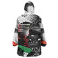 Huey P. Newton Kid Wearable Blanket Hoodie Revolutionary Portrait - Panther Graphic Surrender to the Revolution Quote - African Pride