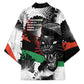 Huey P. Newton Kimono Revolutionary Portrait - Panther Graphic Surrender to the Revolution Quote - African Pride