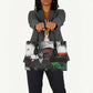 Huey P. Newton Leather Bag Revolutionary Portrait - Panther Graphic Surrender to the Revolution Quote - African Pride
