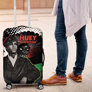 Huey P. Newton Luggage Cover Revolutionary Portrait - Panther Graphic Surrender to the Revolution Quote - African Pride