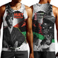 Huey P. Newton Men Tank Top Revolutionary Portrait - Panther Graphic Surrender to the Revolution Quote - African Pride