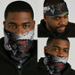 Huey P. Newton Neck Gaiter Revolutionary Portrait - Panther Graphic Surrender to the Revolution Quote - African Pride