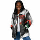 Huey P. Newton Padded Jacket Revolutionary Portrait - Panther Graphic Surrender to the Revolution Quote - African Pride