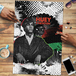 Huey P. Newton Puzzle Revolutionary Portrait - Panther Graphic Surrender to the Revolution Quote - African Pride