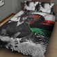 Huey P. Newton Quilt Bed Set Revolutionary Portrait - Panther Graphic Surrender to the Revolution Quote - African Pride