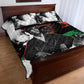 Huey P. Newton Quilt Bed Set Revolutionary Portrait - Panther Graphic Surrender to the Revolution Quote - African Pride