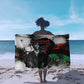 Huey P. Newton Sarong Revolutionary Portrait - Panther Graphic Surrender to the Revolution Quote - African Pride