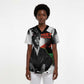 Huey P. Newton Scrub Top Revolutionary Portrait - Panther Graphic Surrender to the Revolution Quote - African Pride