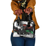 Huey P. Newton Shoulder Handbag Revolutionary Portrait - Panther Graphic Surrender to the Revolution Quote - African Pride