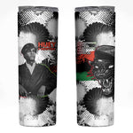 Huey P. Newton Skinny Tumbler Revolutionary Portrait - Panther Graphic Surrender to the Revolution Quote - African Pride