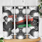 Huey P. Newton Skinny Tumbler Revolutionary Portrait - Panther Graphic Surrender to the Revolution Quote - African Pride