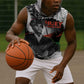 Huey P. Newton Sleeveless Hoodie Revolutionary Portrait - Panther Graphic Surrender to the Revolution Quote - African Pride