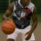 Huey P. Newton Sleeveless Zip Hoodie Revolutionary Portrait - Panther Graphic Surrender to the Revolution Quote - African Pride