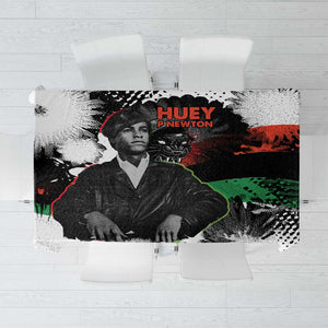 Huey P. Newton Tablecloth Revolutionary Portrait - Panther Graphic Surrender to the Revolution Quote - African Pride