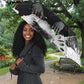 Huey P. Newton Umbrella Revolutionary Portrait - Panther Graphic Surrender to the Revolution Quote - African Pride