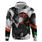Huey P. Newton Zip Hoodie Revolutionary Portrait - Panther Graphic Surrender to the Revolution Quote - African Pride