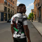 Huey P. Newton Zipper Polo Shirt Revolutionary Portrait - Panther Graphic Surrender to the Revolution Quote - African Pride