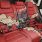 Isom Dart Black Cowboy Back Car Seat Cover Wild West Outlaw Vintage Comic Art