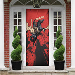 Isom Dart Black Cowboy Door Cover Wild West Outlaw Vintage Comic Art