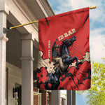 Isom Dart Black Cowboy Garden Flag Wild West Outlaw Vintage Comic Art