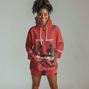 Isom Dart Black Cowboy Hoodie Dress Wild West Outlaw Vintage Comic Art
