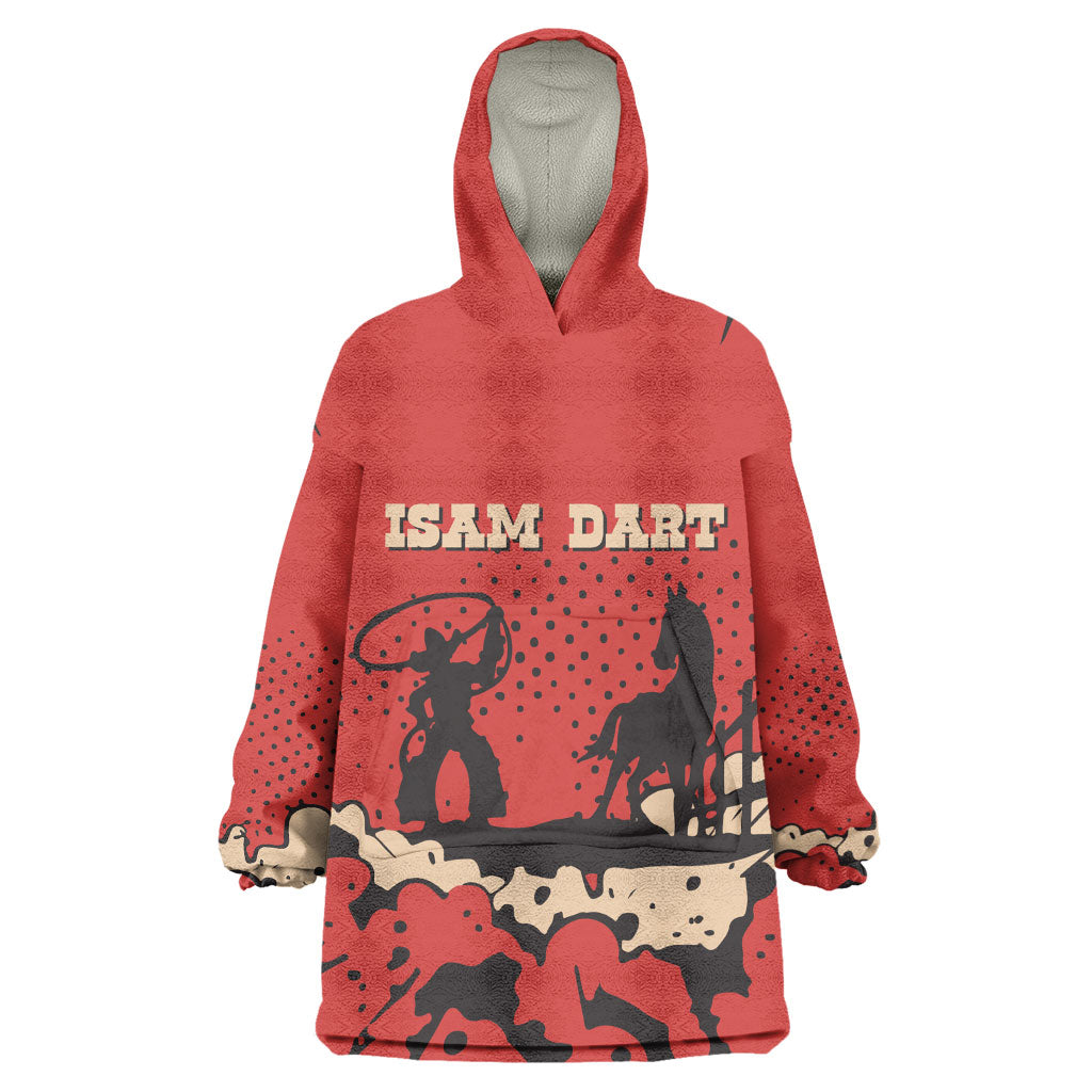 Isom Dart Black Cowboy Kid Wearable Blanket Hoodie Wild West Outlaw Vintage Comic Art