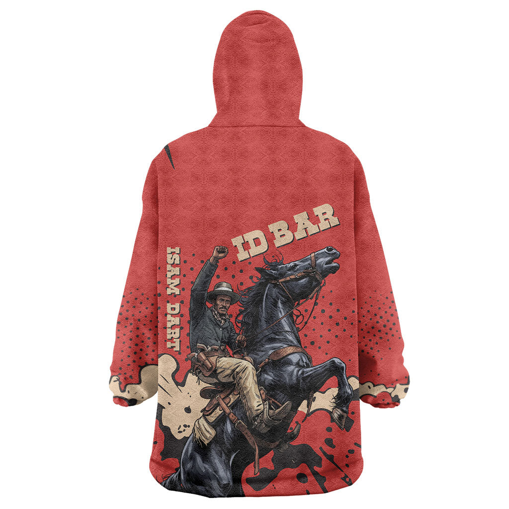 Isom Dart Black Cowboy Kid Wearable Blanket Hoodie Wild West Outlaw Vintage Comic Art