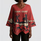 Isom Dart Black Cowboy Kimono Sleeve Blouse Wild West Outlaw Vintage Comic Art