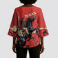 Isom Dart Black Cowboy Kimono Sleeve Blouse Wild West Outlaw Vintage Comic Art