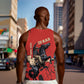 Isom Dart Black Cowboy Men Tank Top Wild West Outlaw Vintage Comic Art