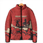 Isom Dart Black Cowboy Padded Jacket Wild West Outlaw Vintage Comic Art