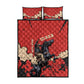 Isom Dart Black Cowboy Quilt Bed Set Wild West Outlaw Vintage Comic Art